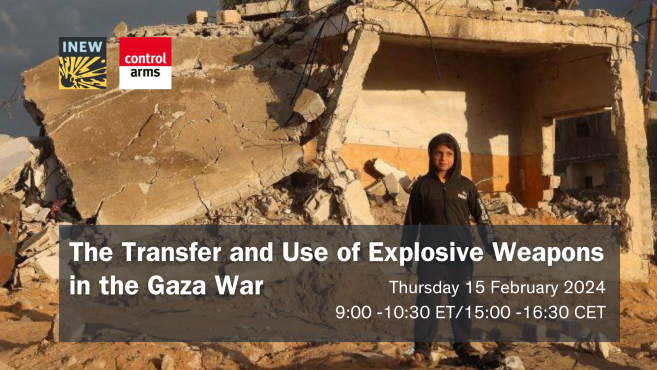The Transfer and Use of Explosive Weapons in the Gaza War
